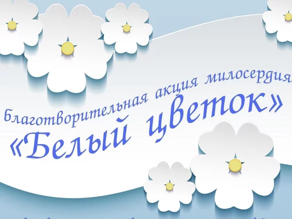 В Вяземской епархии объявлено проведение традиционной благотворительной Акция «Белый цветок».