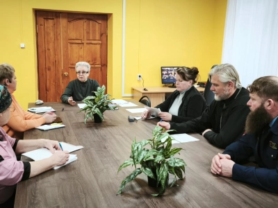 Рабочая встреча руководителя епархиального Отдела по социальному служению и церковной благотворительности с помощниками благочинных по социальному служению