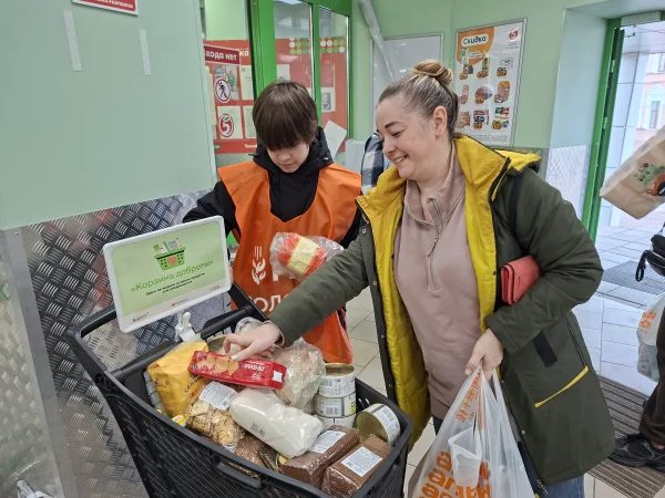 Подошла к концу акция "Корзина доброты" Банка еды «Русь»