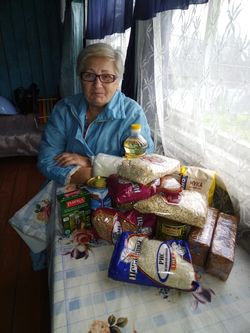 Первые продовольственные наборы доставлены нашим подопечным, проживающим в Угранском и Темкинском районах!