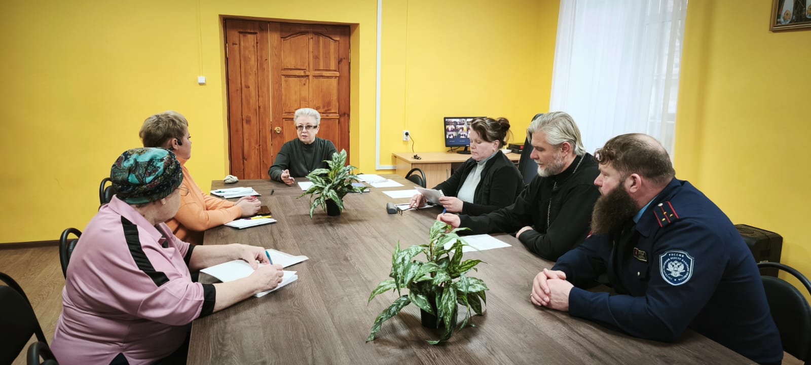 Рабочая встреча руководителя епархиального Отдела по социальному служению и церковной благотворительности с помощниками благочинных по социальному служению